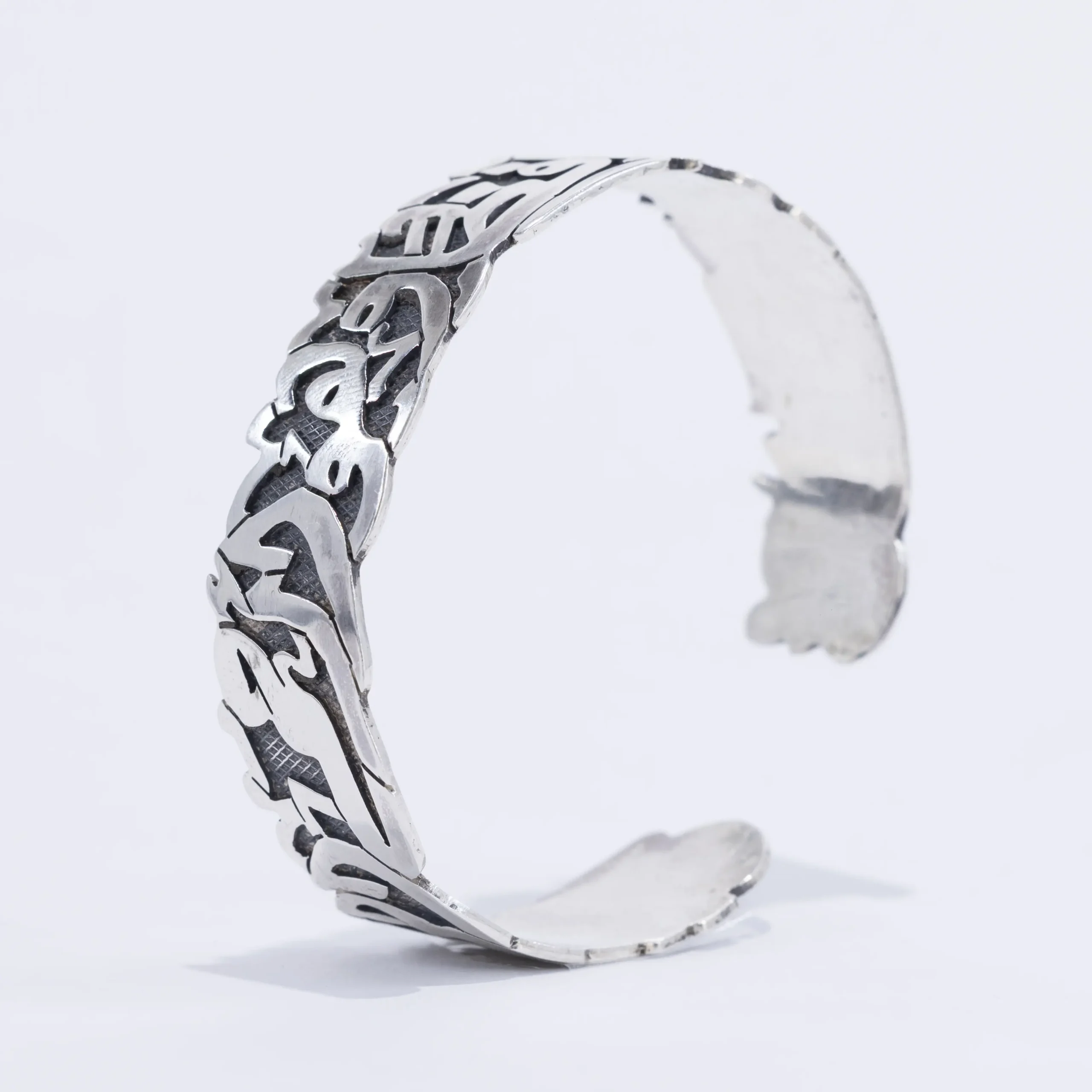 Quran verse silver bangle - Image 3