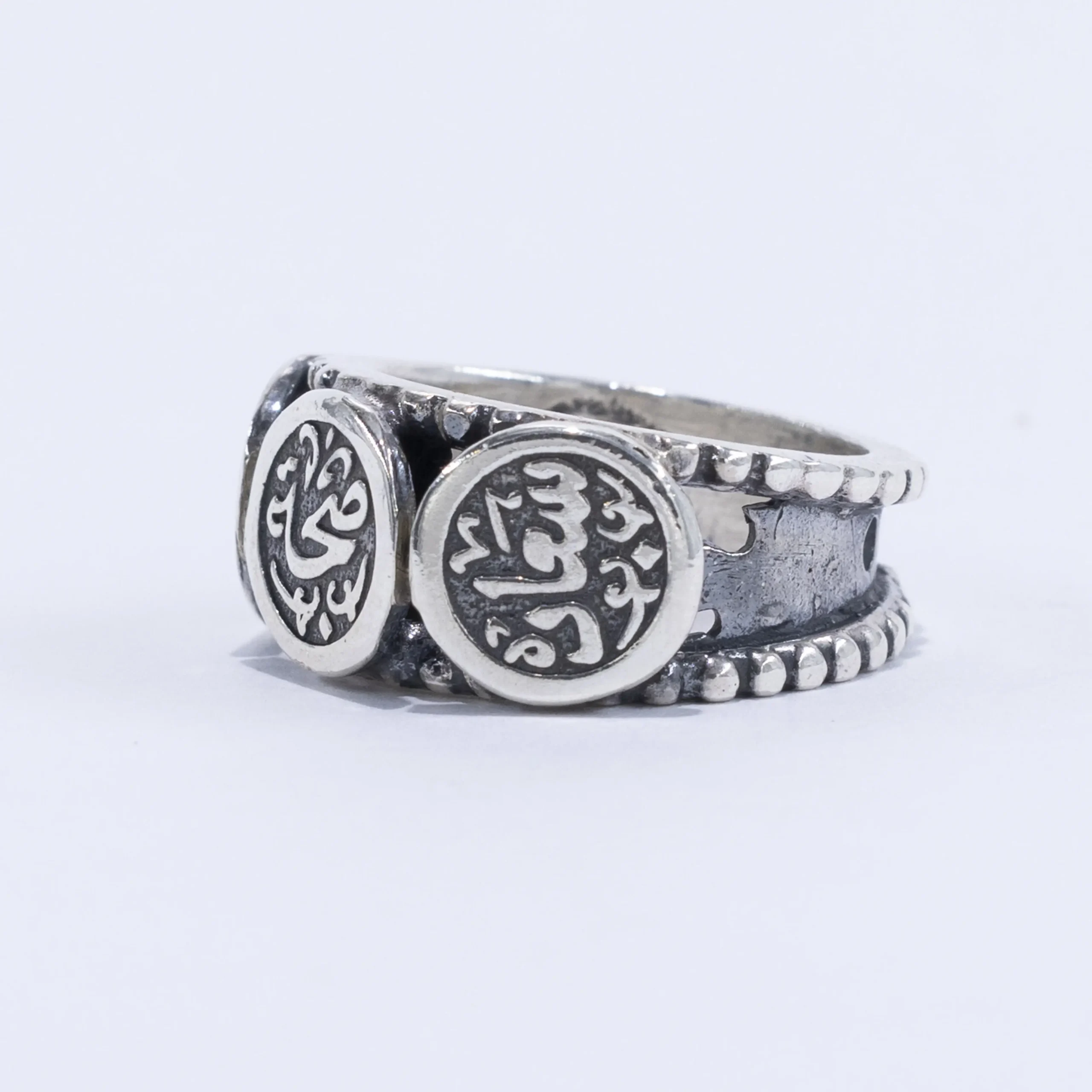 925 Sterling silver oval ring - Image 3
