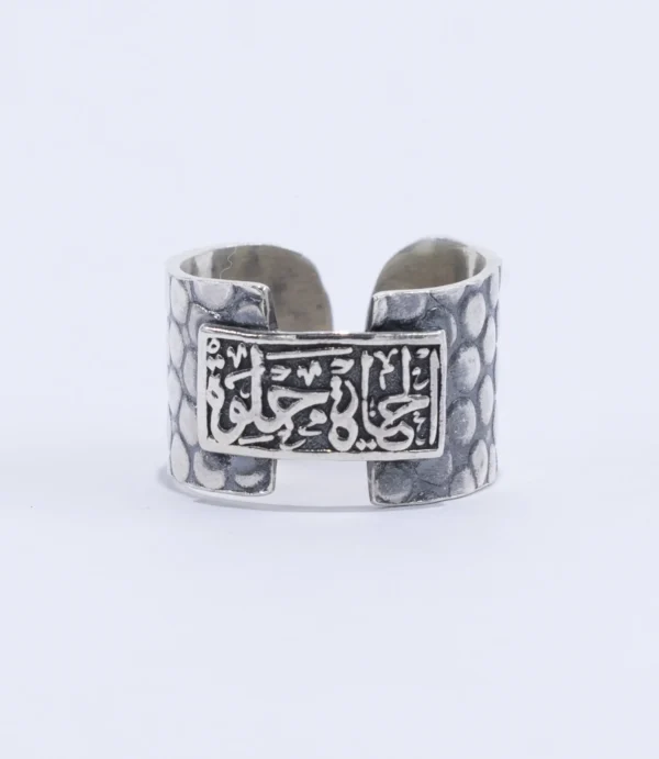 خاتم فضه مصري عيار ٩٢٥<br>