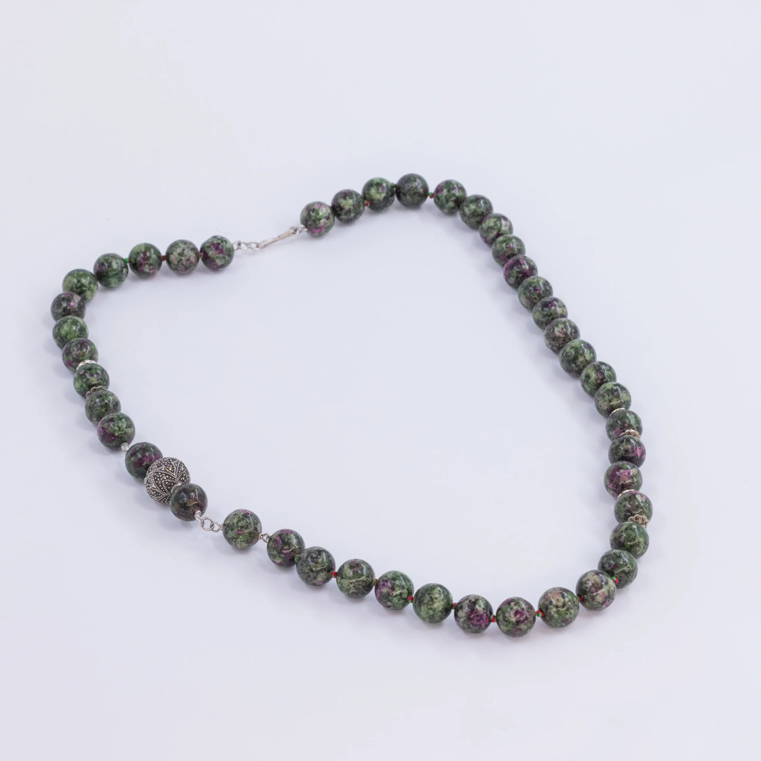Ruby Zoisite Necklace
