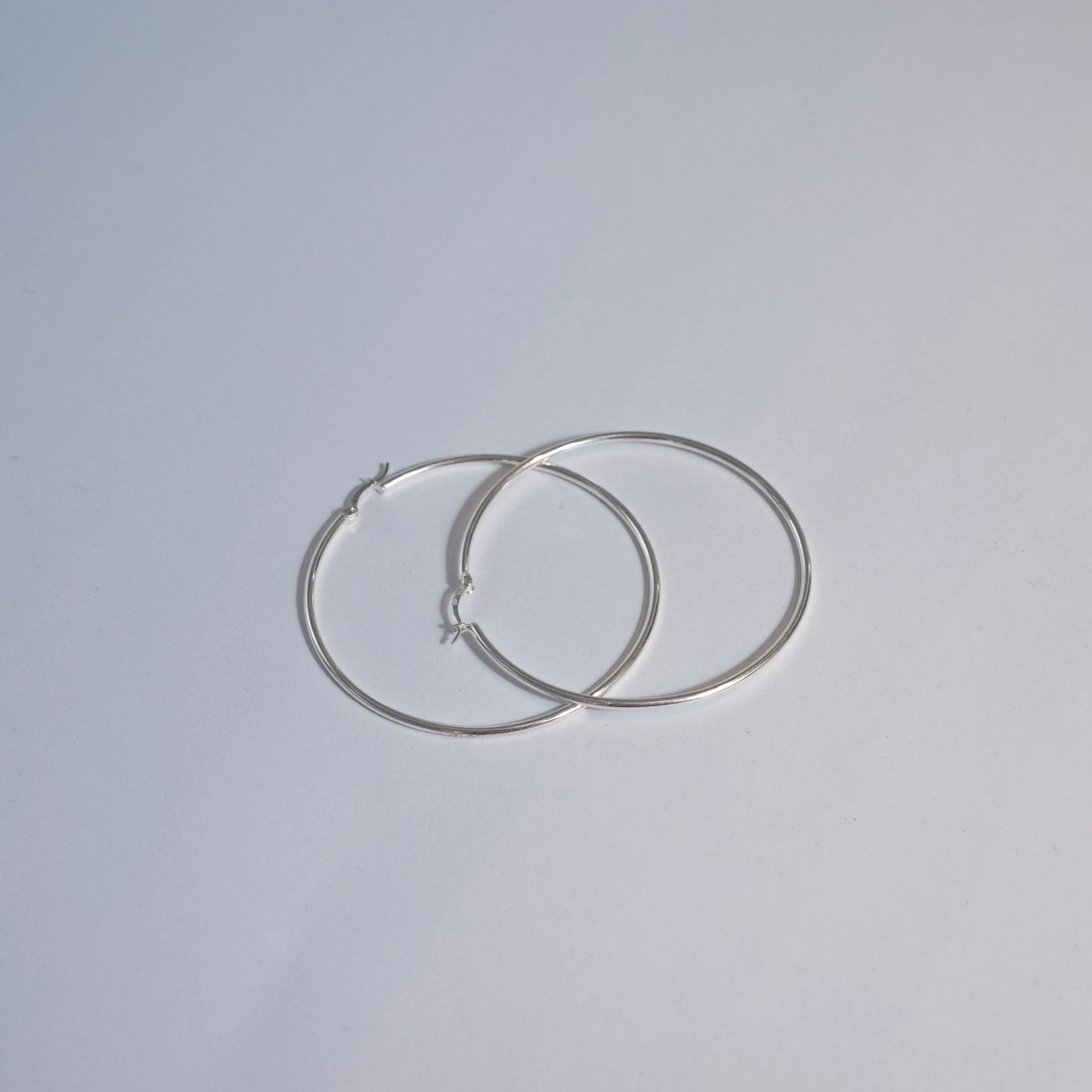 حلق ايطالى عيار 925 مدور كبير